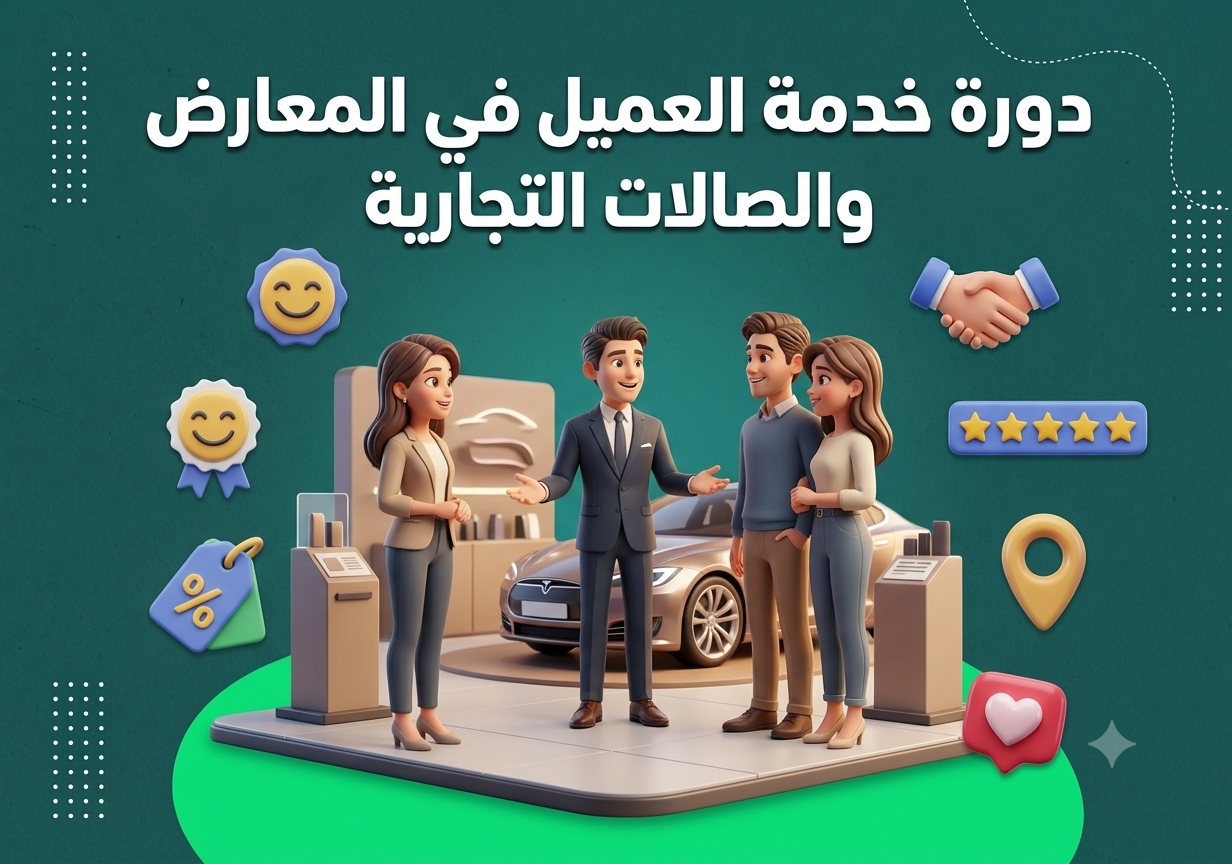 Gemini_Generated_Image_64r6dl64r6dl64r6 دورة خدمة العميل في المعارض والصالات التجارية